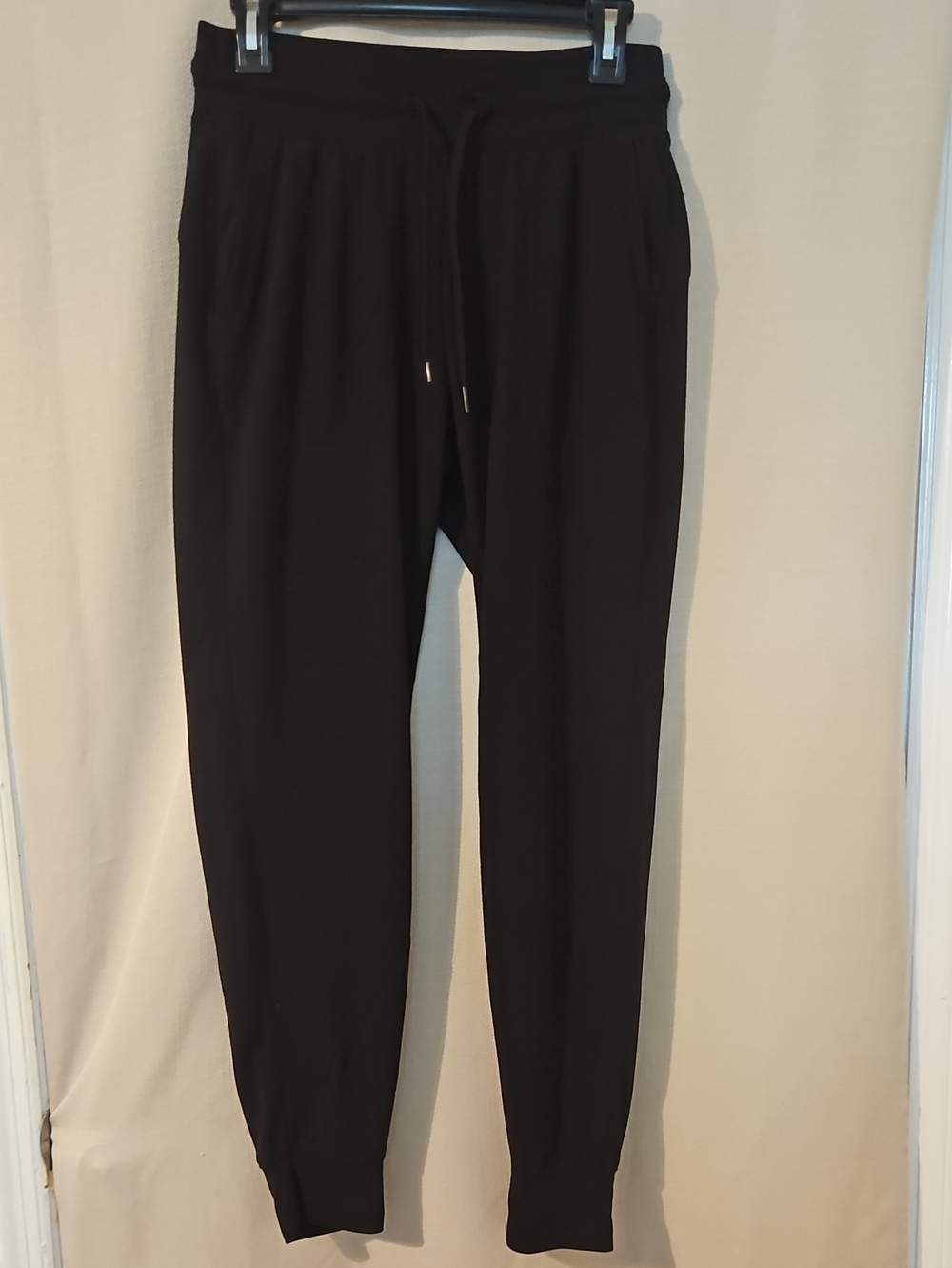 Classic Black Drawstring Joggers for Women